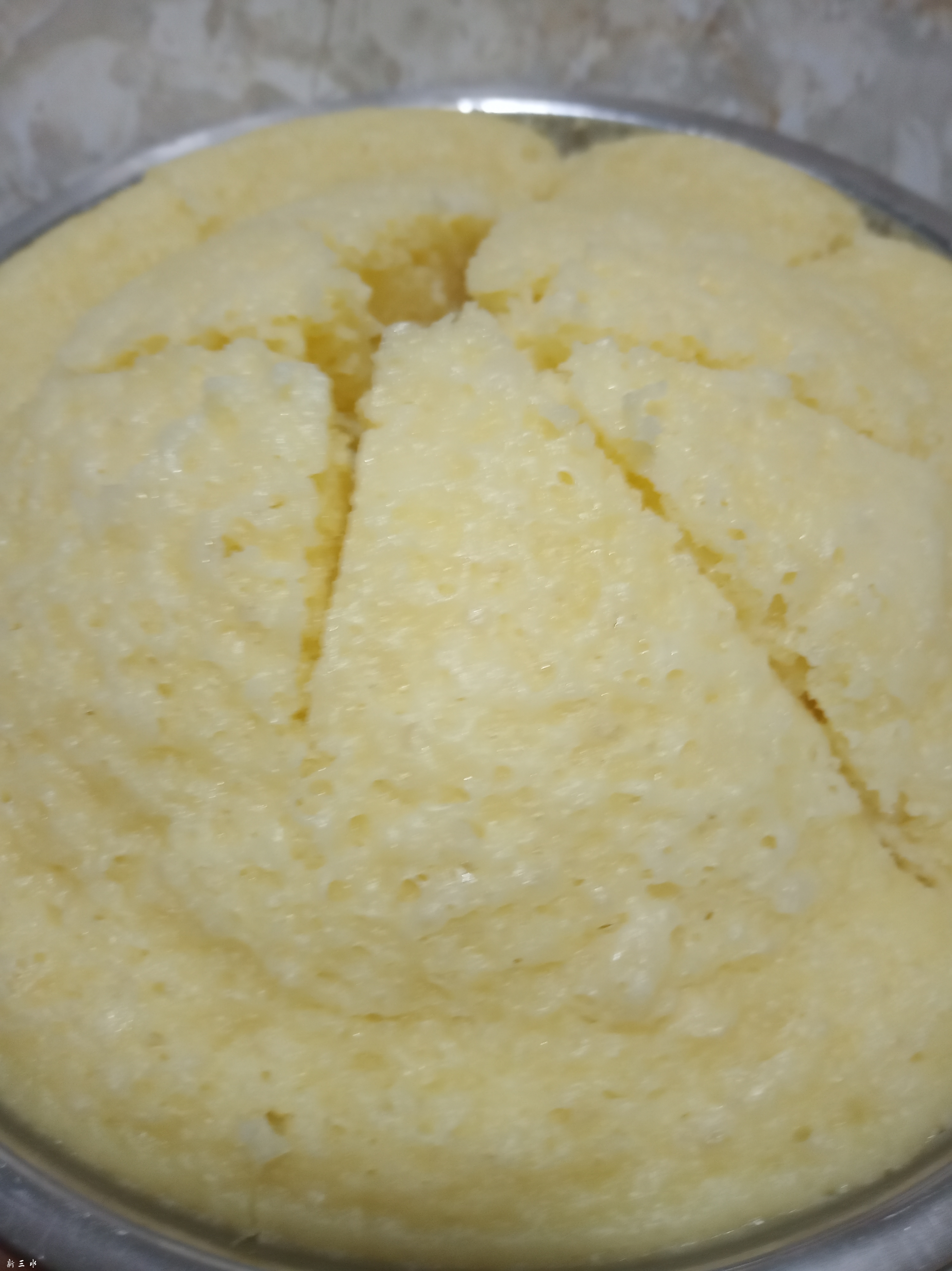 大年初二接财神整番底椰汁鸡蛋发糕发发发.