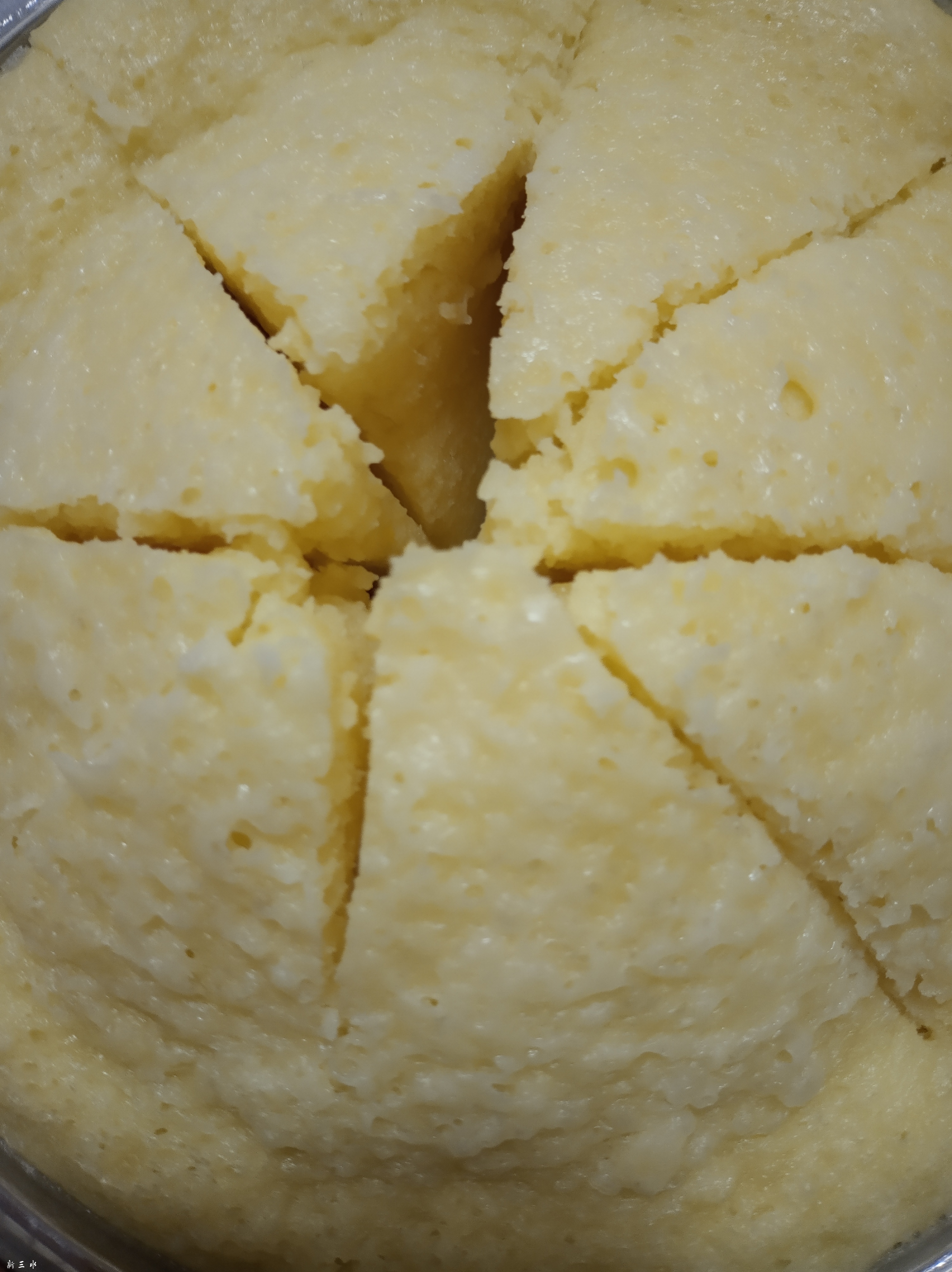 大年初二接财神整番底椰汁鸡蛋发糕发发发.